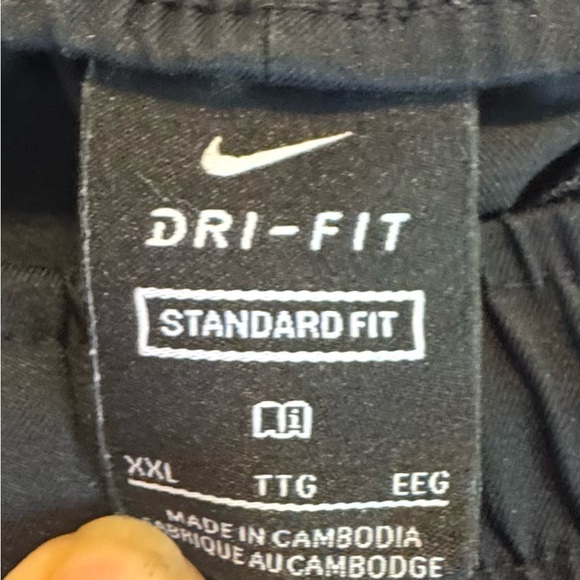 Nike Black Athletic Pants Jogger Sweatpants 2XL - Picture 3 of 4